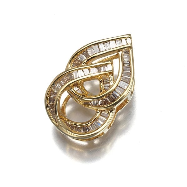 BROWN DIAMOND PENDANT 18K 750 YELLOW GOLD: Brown Diamond Pendant 18K 750 Yellow Gold Brand: Unbranded Type/Style: Pendant Material: 18K / 750 / Yellow Gold, Main Stone Natural Color: yellow gold Size: Design size: 17.0 x 10.0mm Bail inner diam