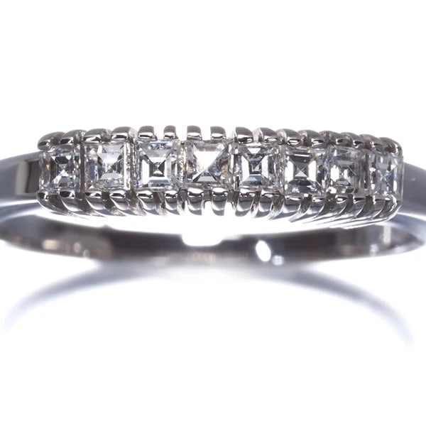 DIAMOND RING 900 PLATINUM - 2