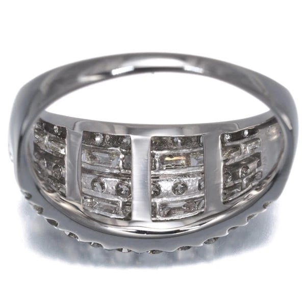 DIAMOND RING 900 PLATINUM - 4