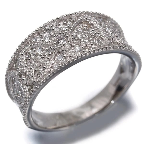 DIAMOND RING 900 PLATINUM - 3