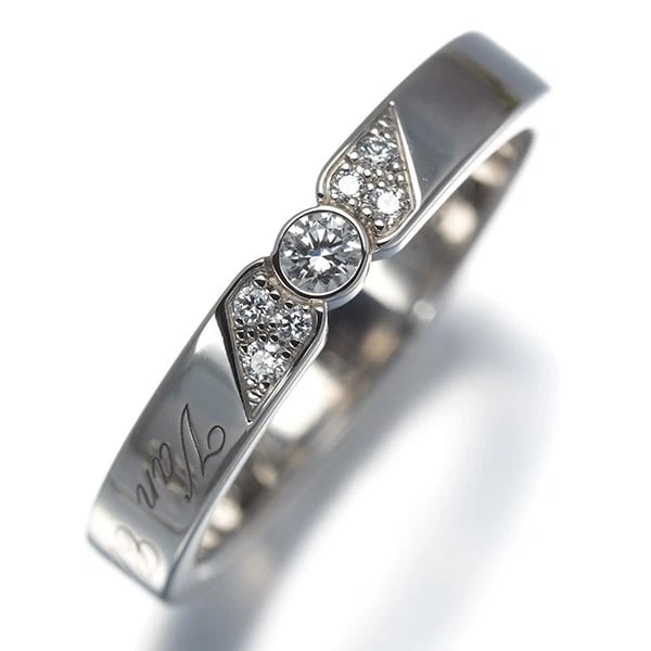 VAN CLEEF & ARPELS RING950 PLATINUM - 2