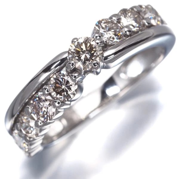 DIAMOND RING 900 PLATINUM - 2