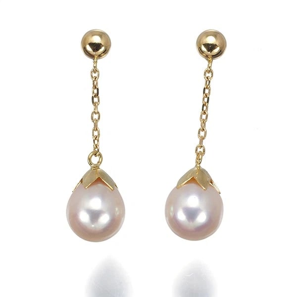 TASAKI EARRINGS 18K 750 YELLOW GOLD (1 of 3)