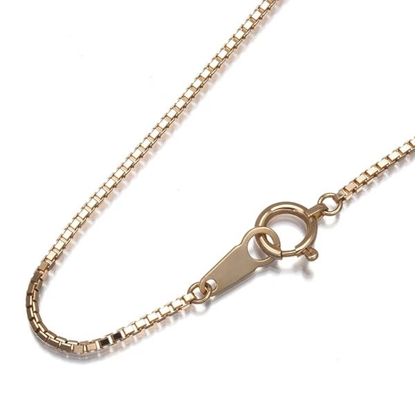 BOX CHAIN NECKLACE 18K 750 ROSE GOLD: Box Chain Necklace 18K 750 Rose Gold Brand: Unbranded Type/Style: Necklace Material: 18K/ 750/ Rose Gold, Color: Rose Gold Size: Necklace length: 40cm Necklace width: 1.0mm Clasp width: 3.7mm Acce