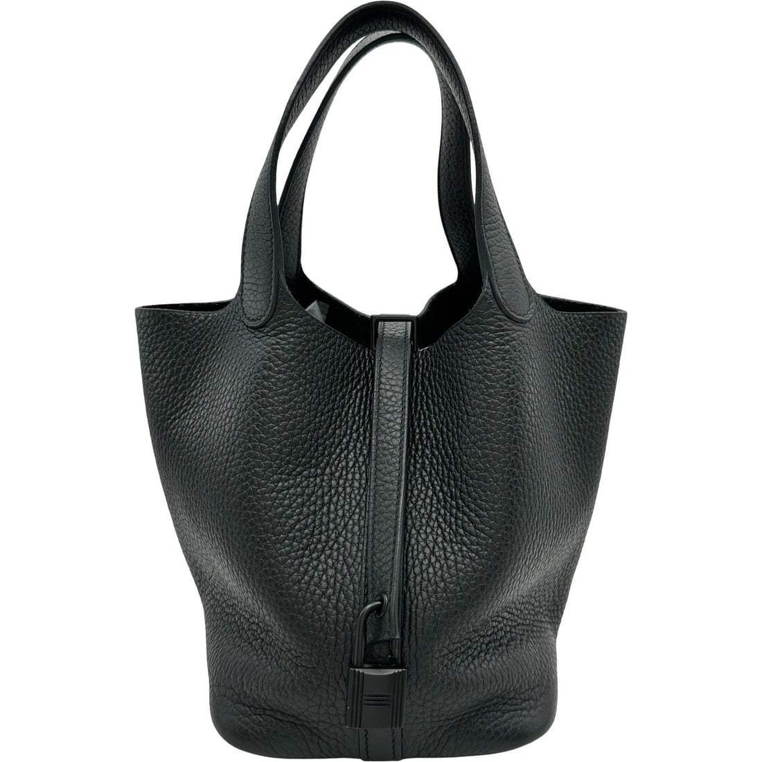 HERMES PICOTANE LOCK PM MONOCHROME HANDBAG