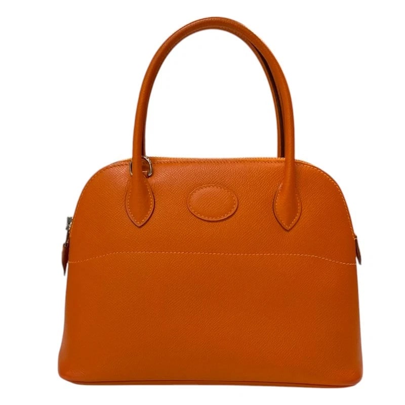 HERMES BORED HANDBAG: HERMES Bored Handbag Brand: HERMES Type/Style: Handbag Material: Epsom Color: Orange SilverHardware Size: W10.2 x H7.9x D3.7inch Shoulder:37.0inch Accessories: None Accessories Notice: When