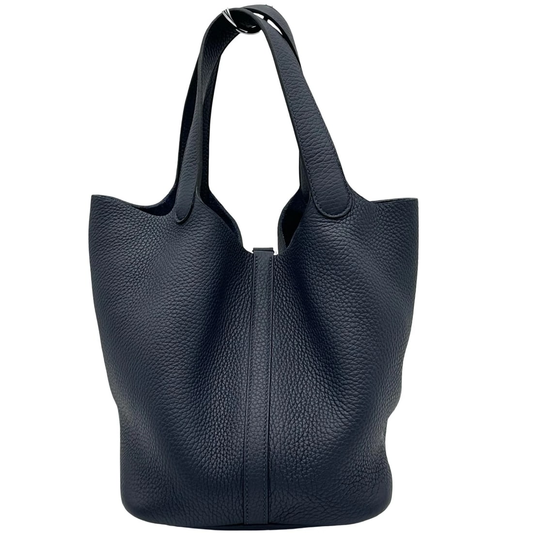 HERMES PICO TAN LOCK HANDBAG - 3