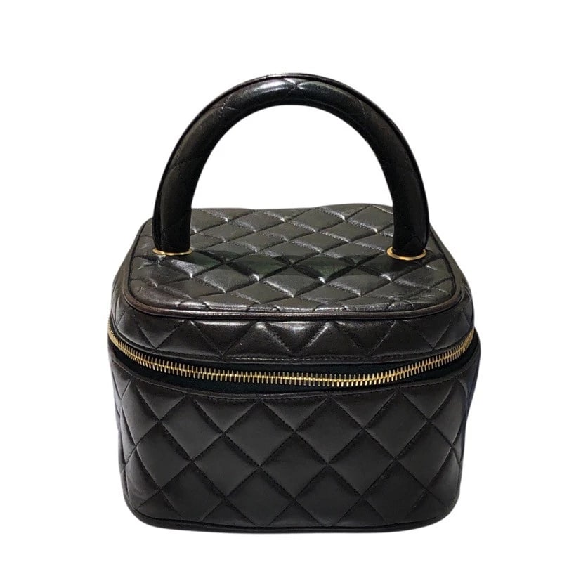 CHANEL MATELASSE TOP HANDLE VANITY CASE HANDBAG