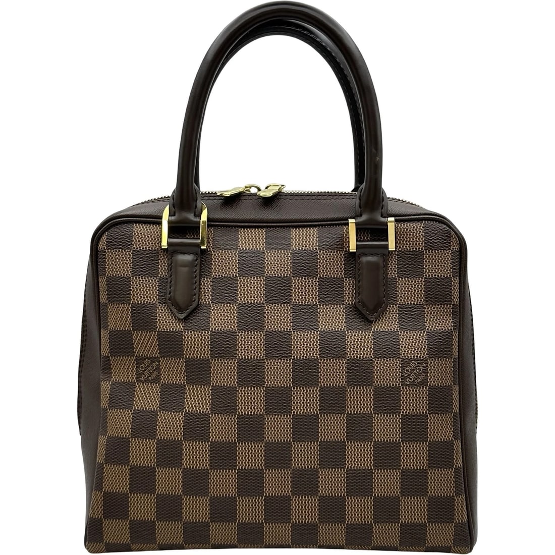 LOUIS VUITTON BRERA HANDBAG: LOUIS VUITTON Brera Handbag Brand: LOUIS VUITTON Type/Style: Handbag Material: Damier canvas Color: Brown Size: W9.3 x H8.3x D3.9inch Accessories: None Accessories Notice: When purchasing