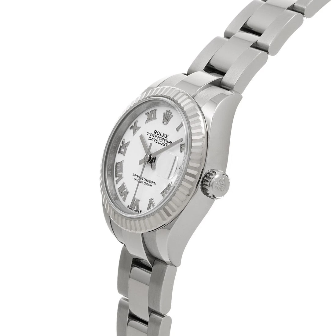 ROLEX DATEJUST WHITE WATCH - 2