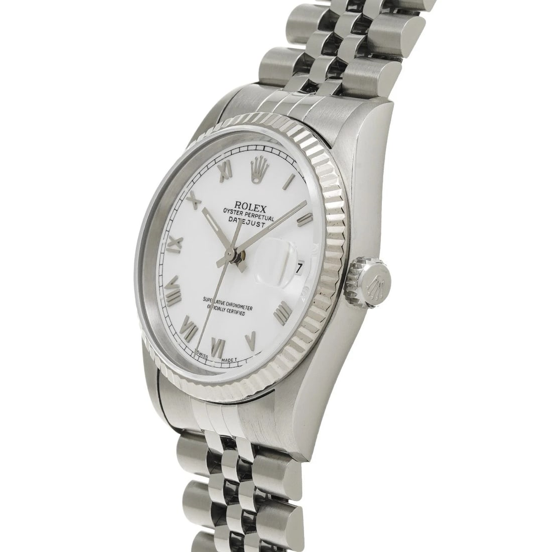 ROLEX DATEJUST SILVER WATCH - 2