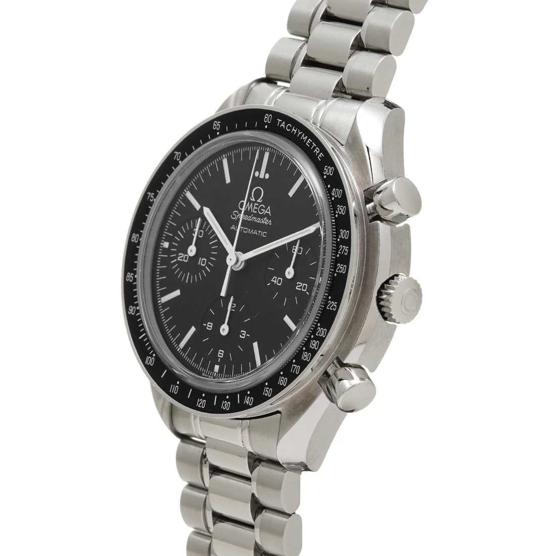 OMEGA SPEEDMASTER AUTOMATIC BLACK WATCH - 2