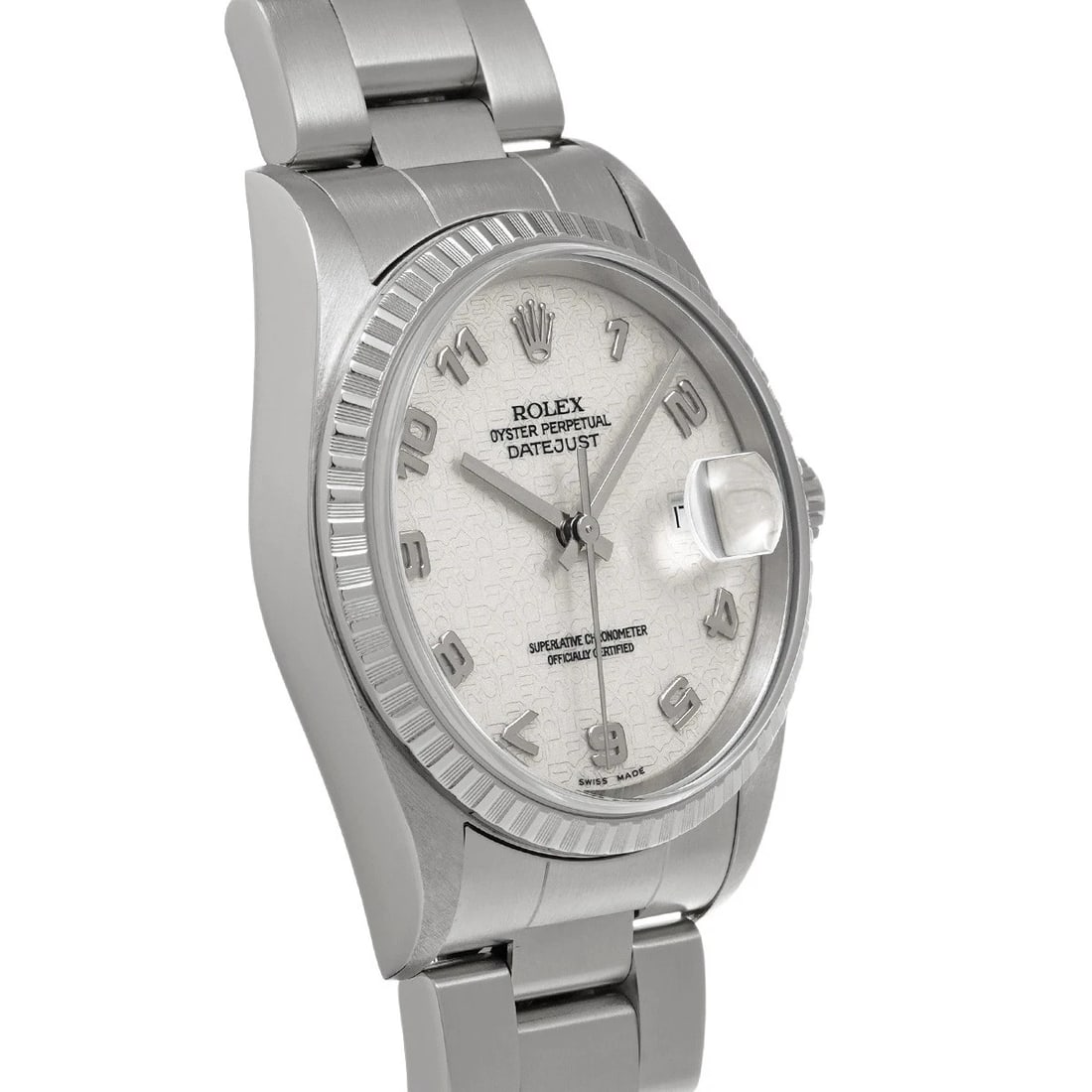 ROLEX DATEJUST IVORY COMPUTER WATCH - 3