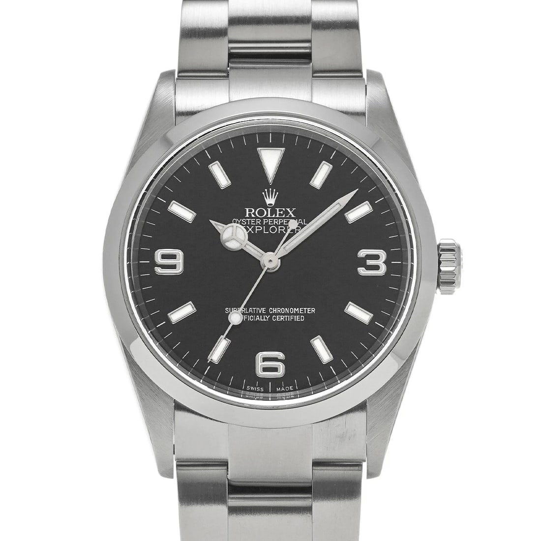 ROLEX EXPLORER BLACK WATCH: ROLEX Explorer black Watch Brand: ROLEX Type/Style: Wristwatch Material: Band Material Stainless steel, Case Material Stainless steel Color: Dial Color black Size: ?Case? H/about 36mm W/about 36mm