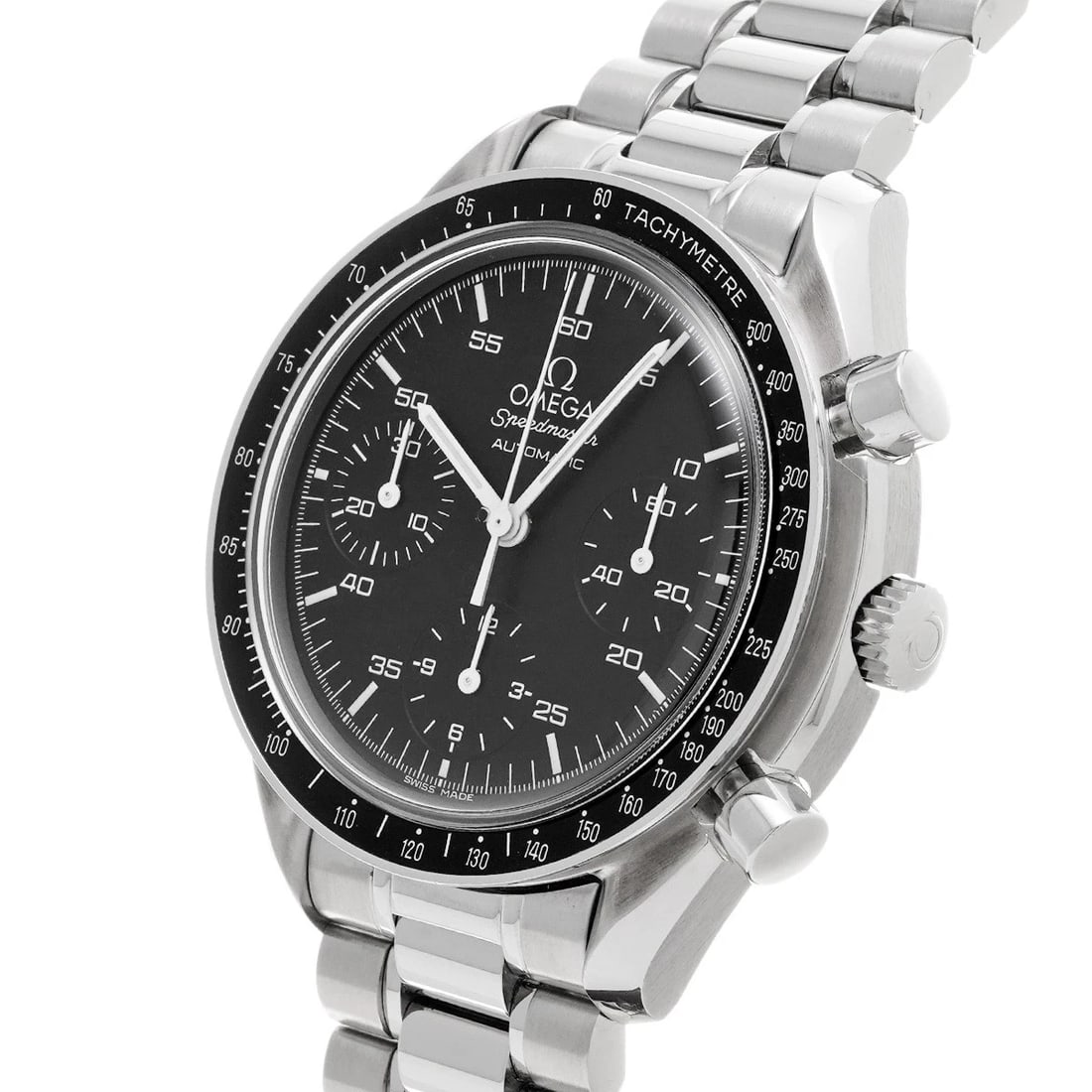 OMEGA SPEEDMASTER AUTOMATIC BLACK WATCH - 2