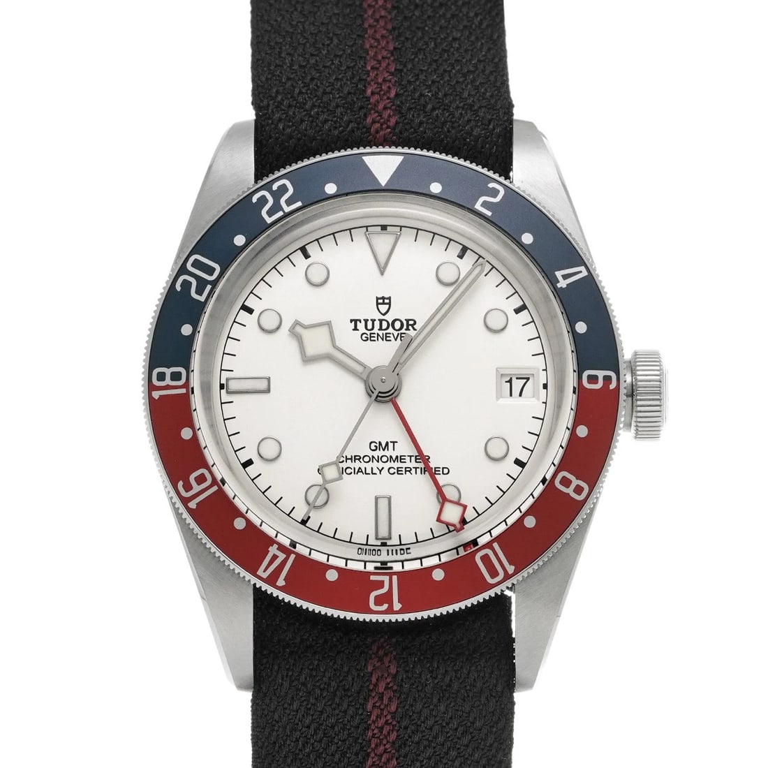 TUDOR BLACK WATCH: TUDOR Black Watch Brand: TUDOR Type/Style: Wristwatch Material: Band Material Nylon, Case Material Stainless steel Color: Dial Color black Size: ?Case? H/about 41mm W/about 41mm D/about 14.6mm lug