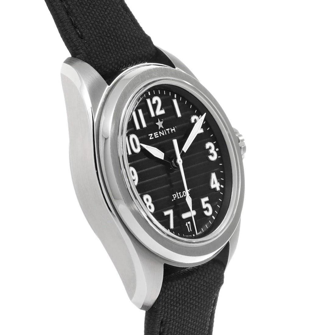 ZENITH PILOT AUTOMATIC BLACK WATCH - 3