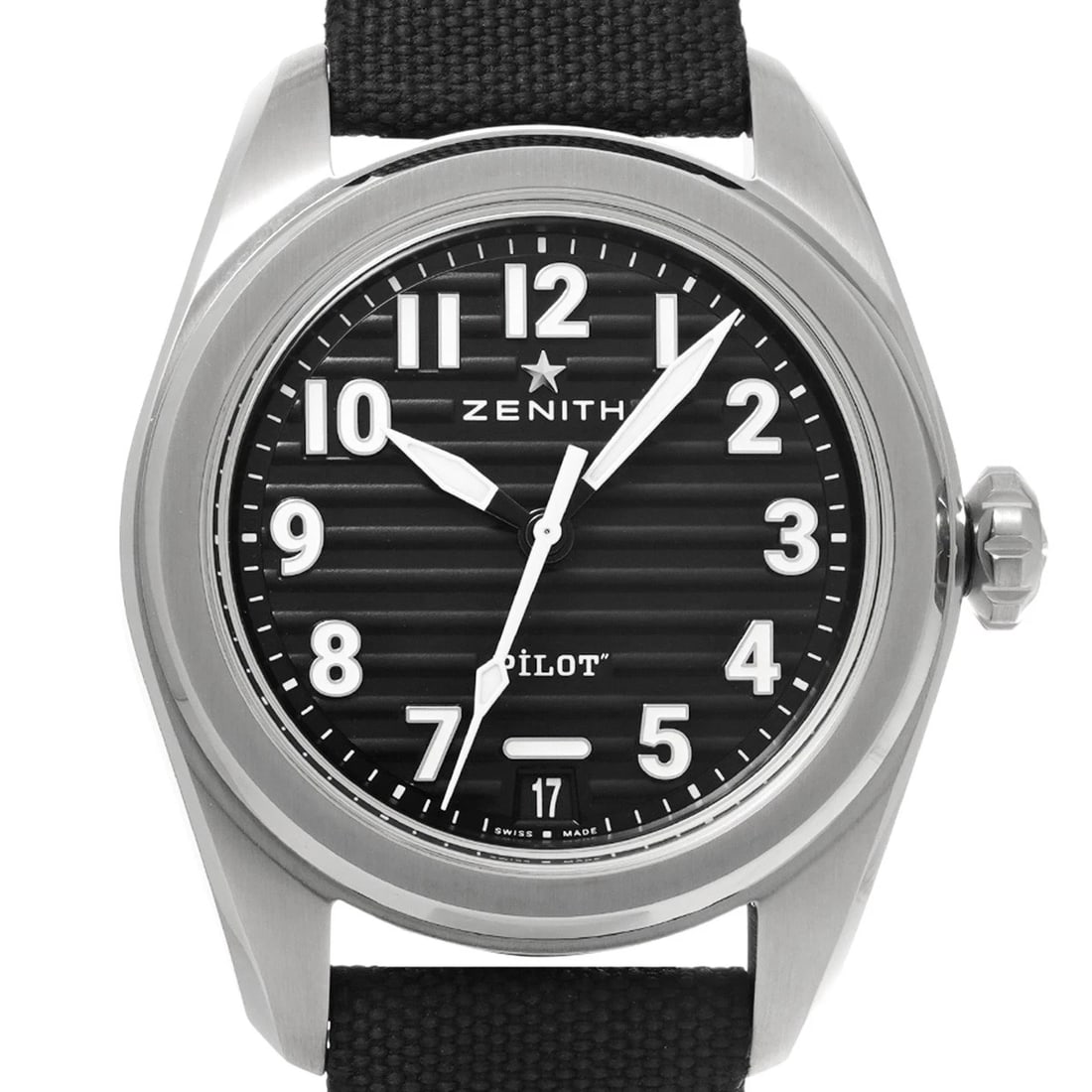 ZENITH PILOT AUTOMATIC BLACK WATCH - 4