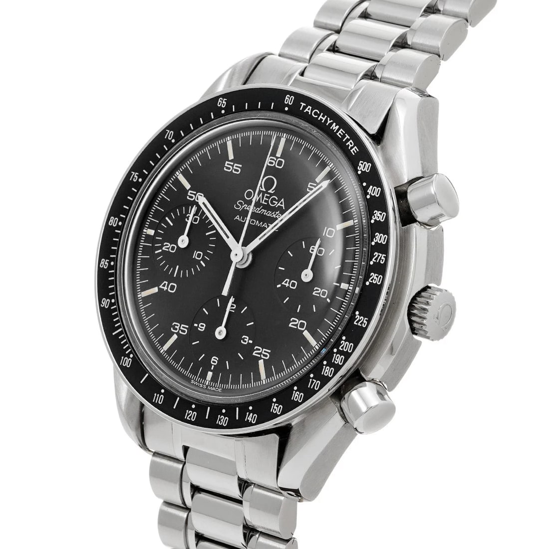 OMEGA SPEEDMASTER AUTOMATIC BLACK WATCH - 2