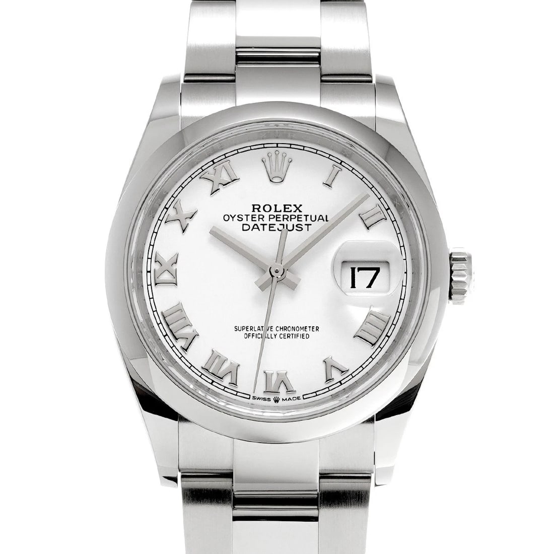ROLEX DATEJUST WHITE WATCH: ROLEX Datejust white Watch Brand: ROLEX Type/Style: Wristwatch Material: Band Material Stainless steel, Case Material Stainless steel Color: Dial Color white Size: ?Case? H/about 36mm W/about 36mm