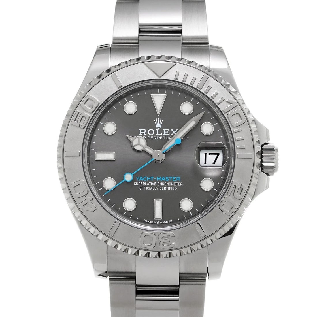 ROLEX YACHT-MASTER SLATE WATCH: ROLEX Yacht-Master slate Watch Brand: ROLEX Type/Style: Wristwatch Material: Band Material Stainless steel, Case Material Stainless steel Color: Dial Color slate Size: ?Case? H/about 37mm W/about