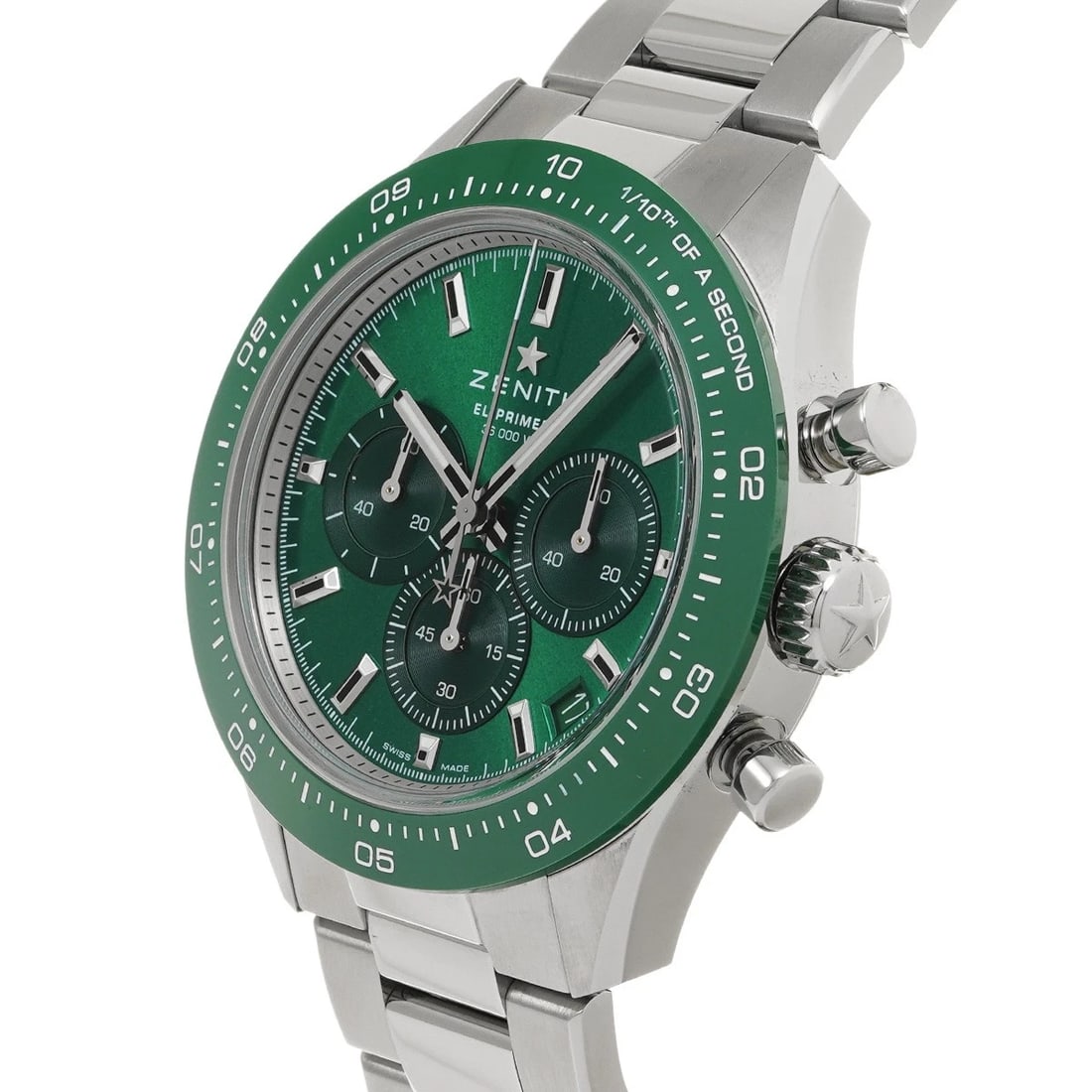 ZENITH CHRONOMASTER GREEN WATCH - 2