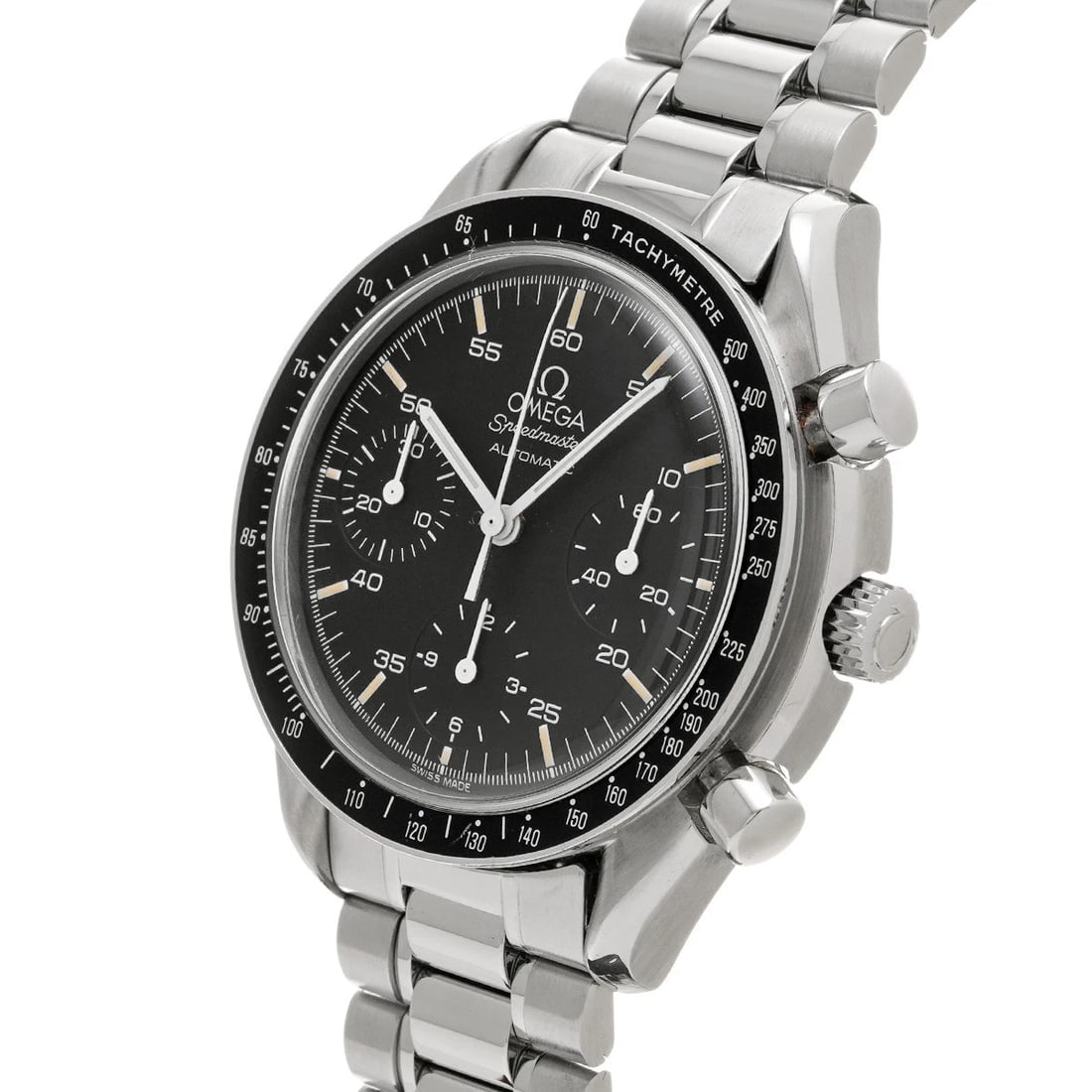 OMEGA SPEEDMASTER AUTOMATIC BLACK WATCH - 2