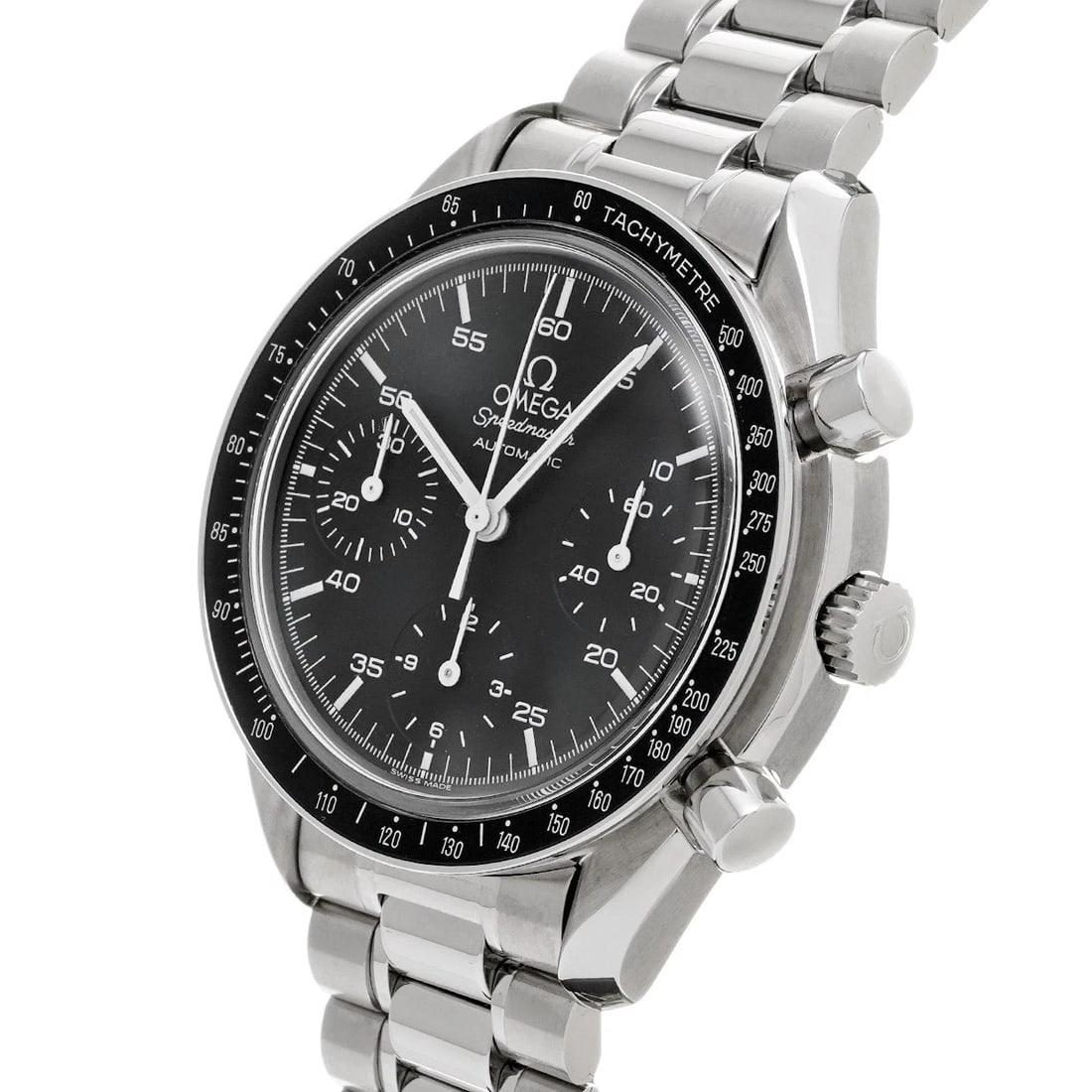 OMEGA SPEEDMASTER AUTOMATIC BLACK WATCH - 2