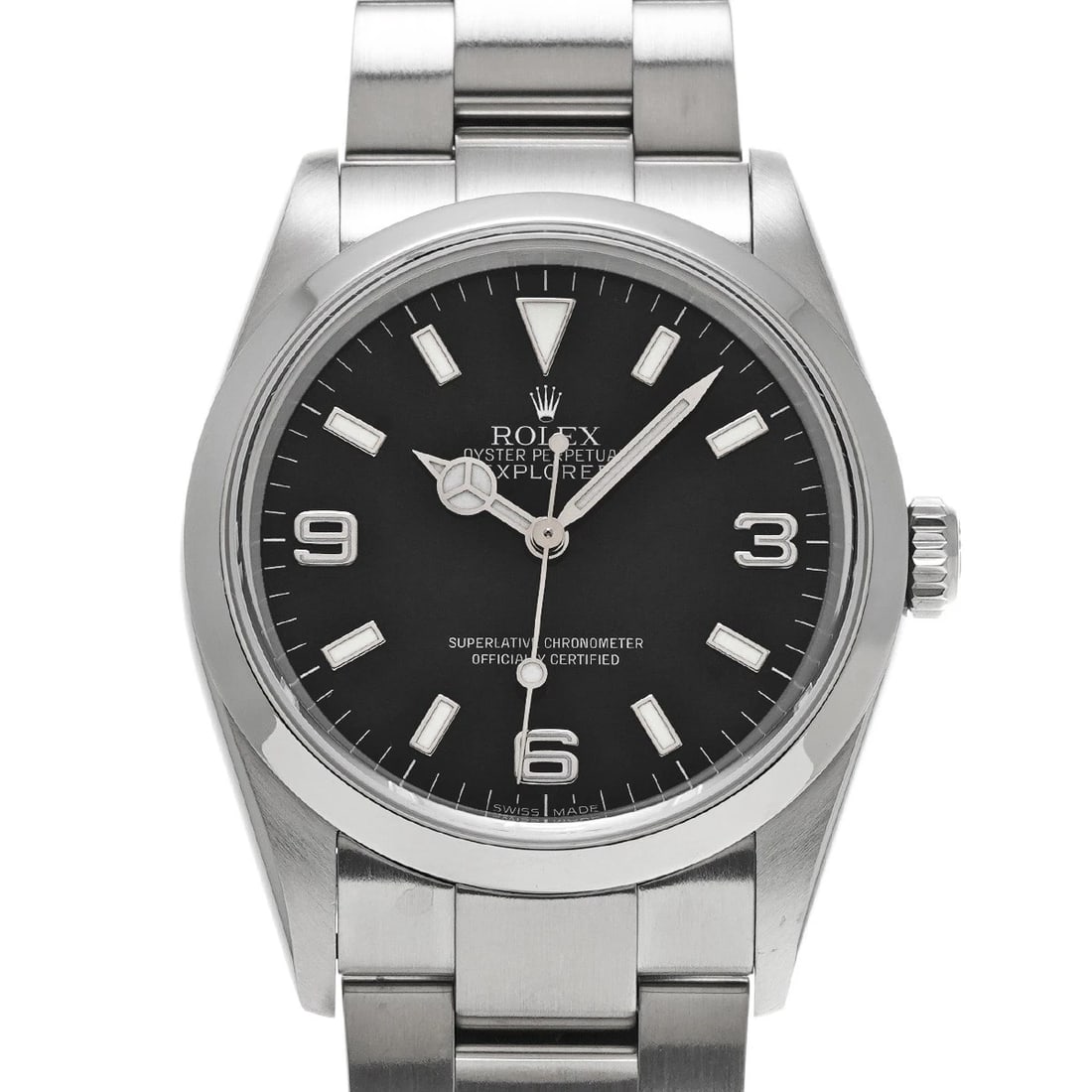 ROLEX EXPLORER BLACK WATCH: ROLEX Explorer black Watch Brand: ROLEX Type/Style: Wristwatch Material: Band Material Stainless steel, Case Material Stainless steel Color: Dial Color black Size: ?Case? H/about 36mm W/about 36mm