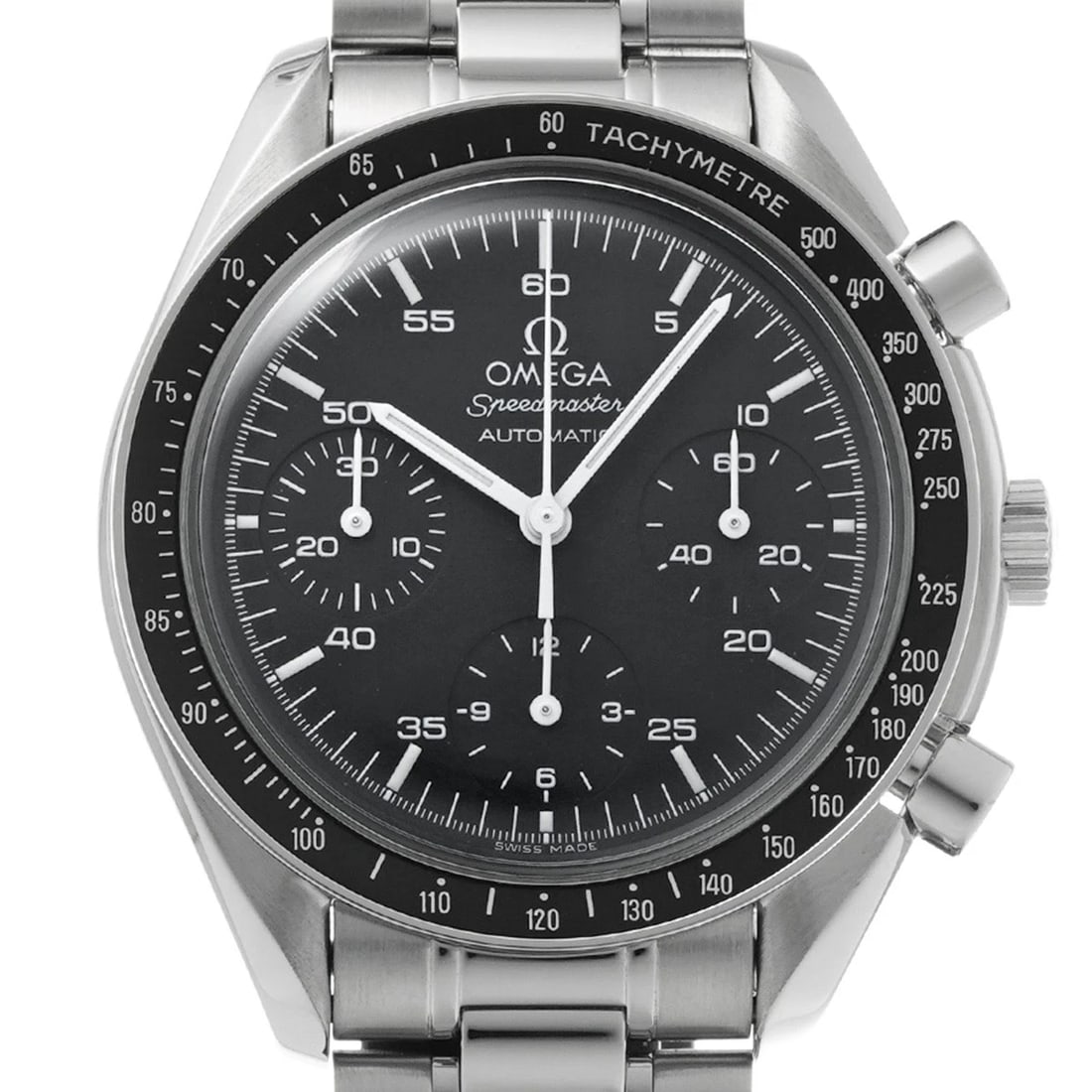 OMEGA SPEEDMASTER AUTOMATIC BLACK WATCH - 4