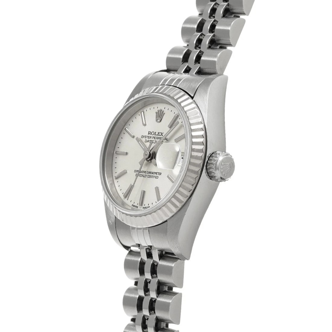 ROLEX DATEJUST SILVER WATCH - 2