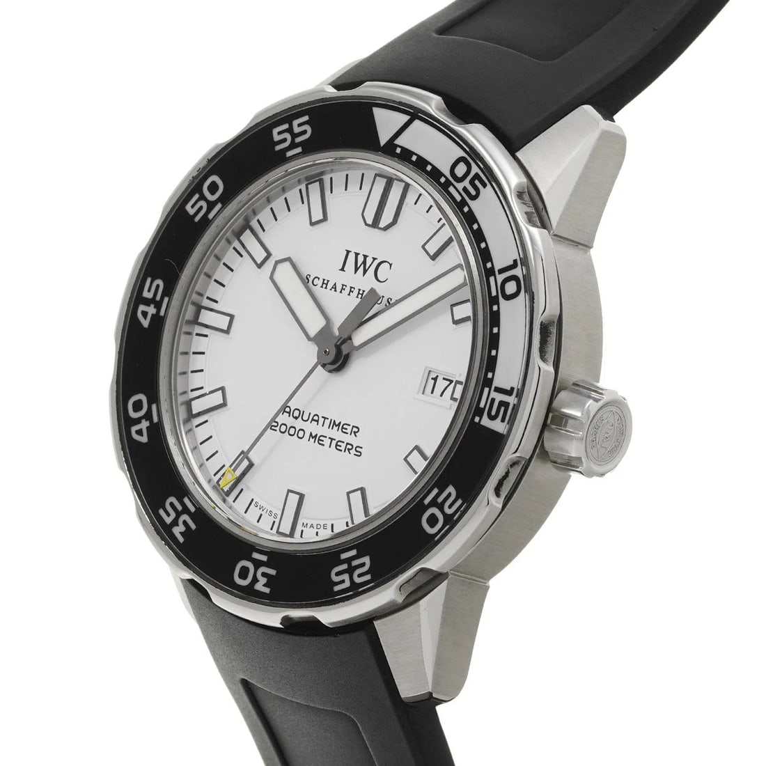IWC AQUATIMER AUTOMATIC WHITE WATCH - 2