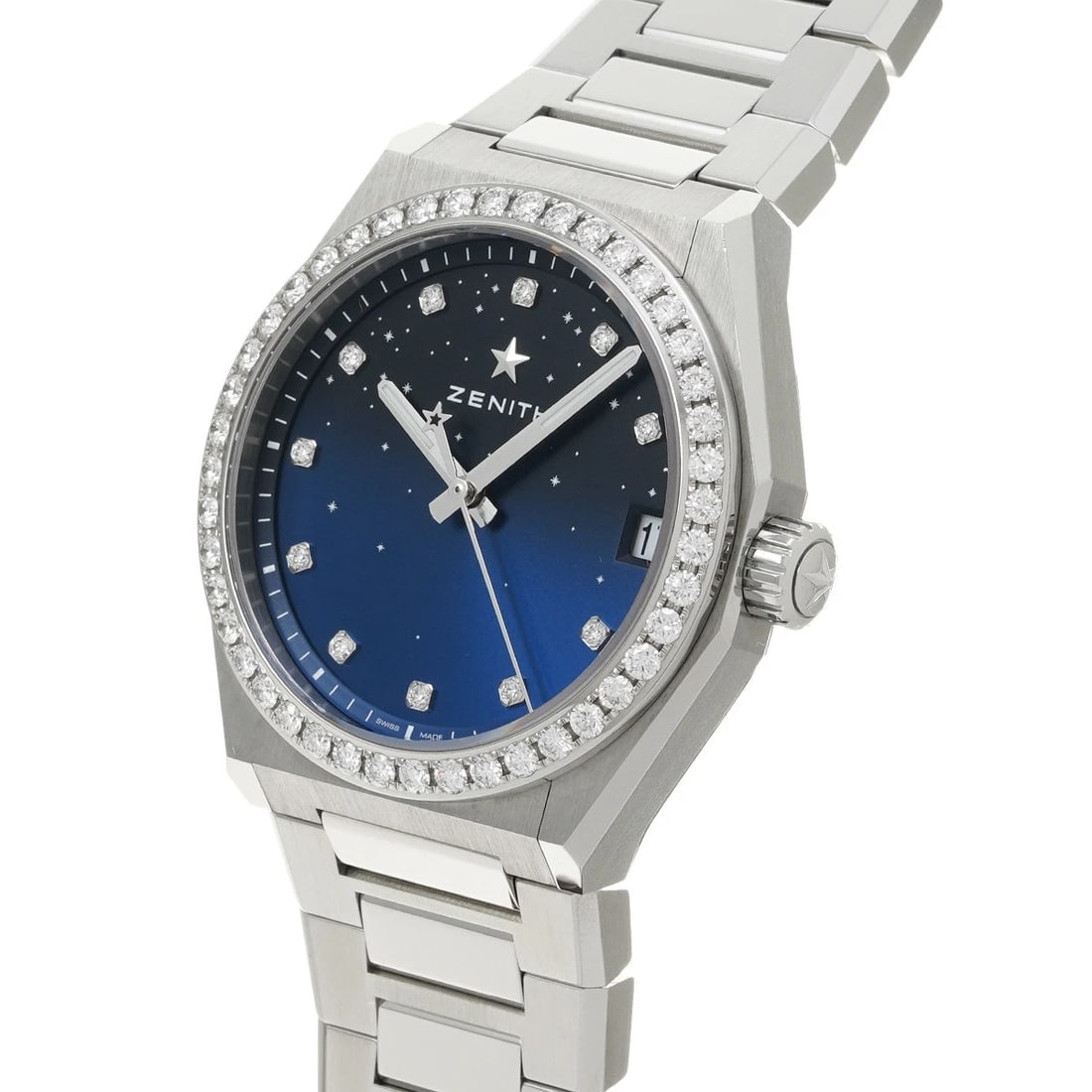 ZENITH DEFY BLUE GRADIENT/DIAMOND WATCH - 2