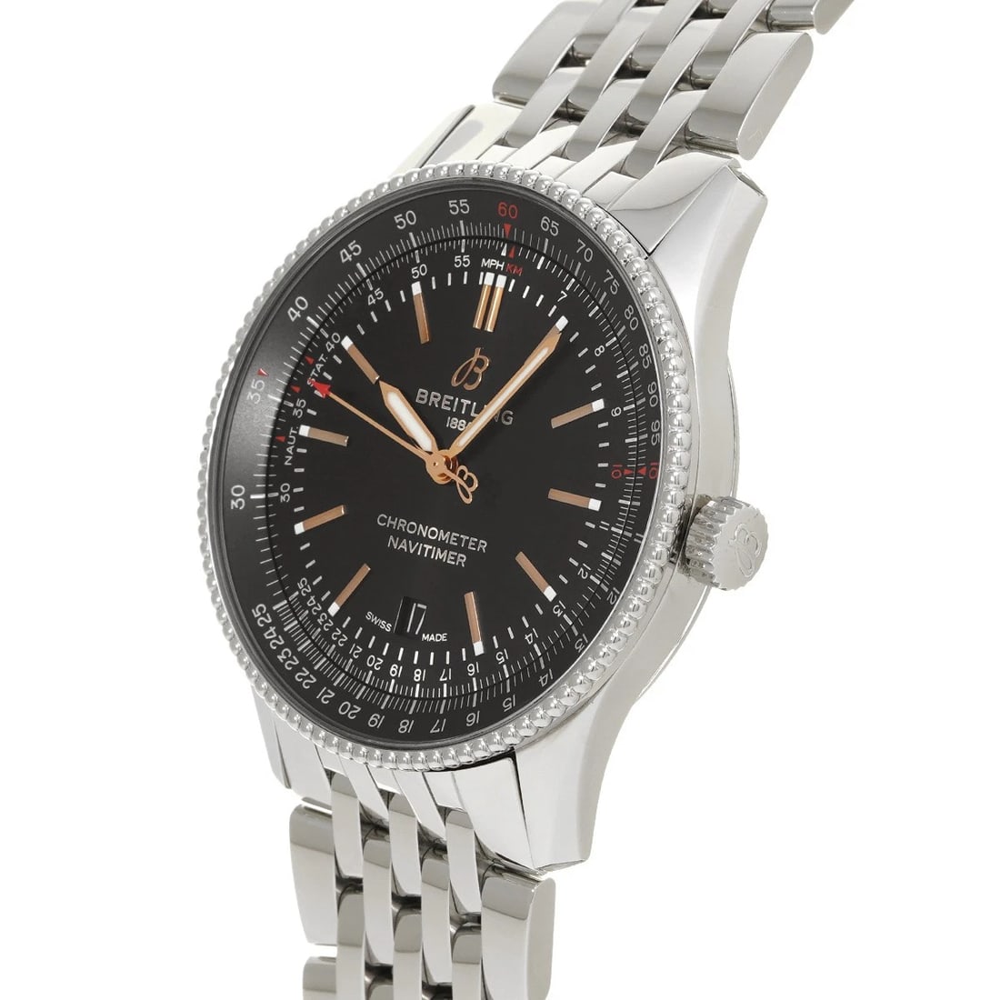 BREITLING NAVITIMER AUTOMATIC BLACK WATCH - 2
