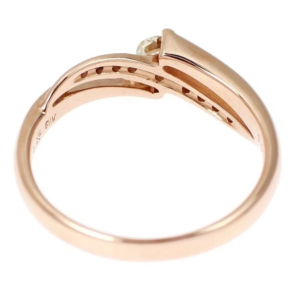 K18PG ARCA CUT DIAMOND RING - 2