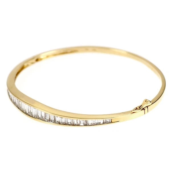 K18YG DIAMOND BANGLE - 2
