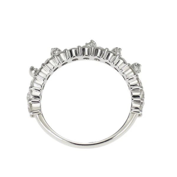 K18WG DIAMOND RING - 2