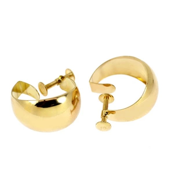 K18YG EARRING - 2