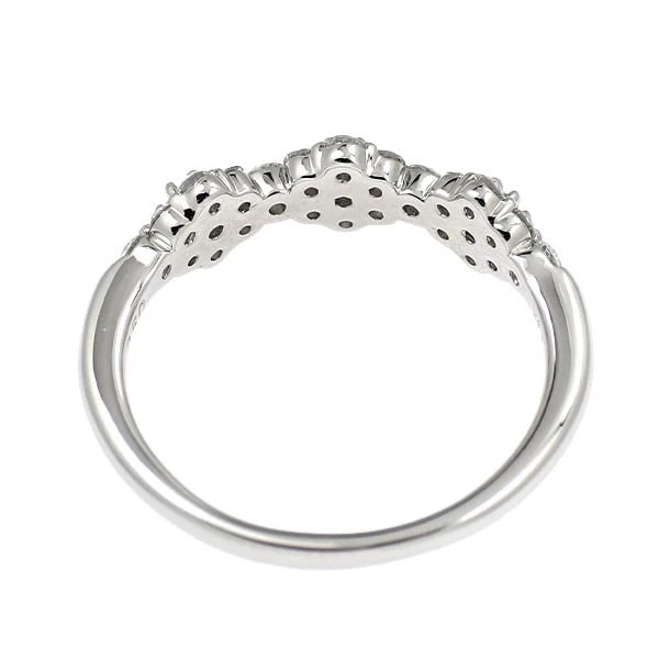 PT950 DIAMOND RING FLOWER - 2