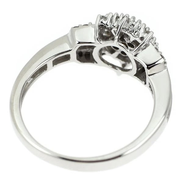K18WG DIAMOND RING - 2