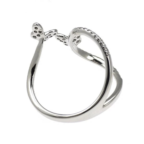 K18WG DIAMOND RING - 2