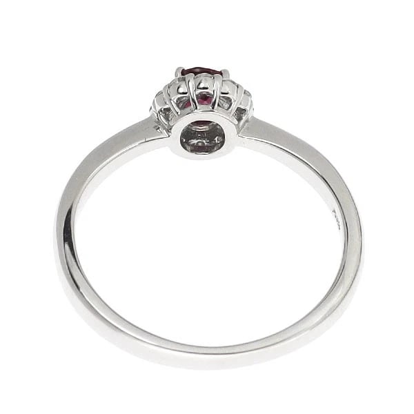 PT950 RUBY DIAMOND RING - 2