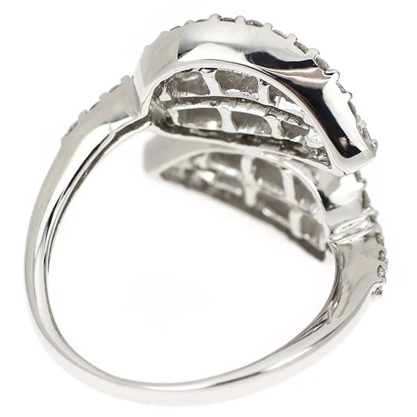 K18WG DIAMOND RING - 3