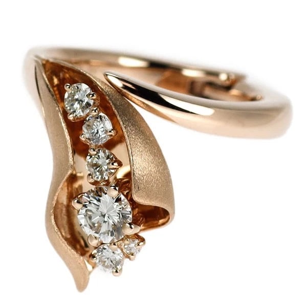K18PG DIAMOND RING - 2
