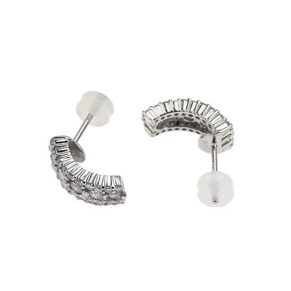 PT900 DIAMOND EARRING - 2