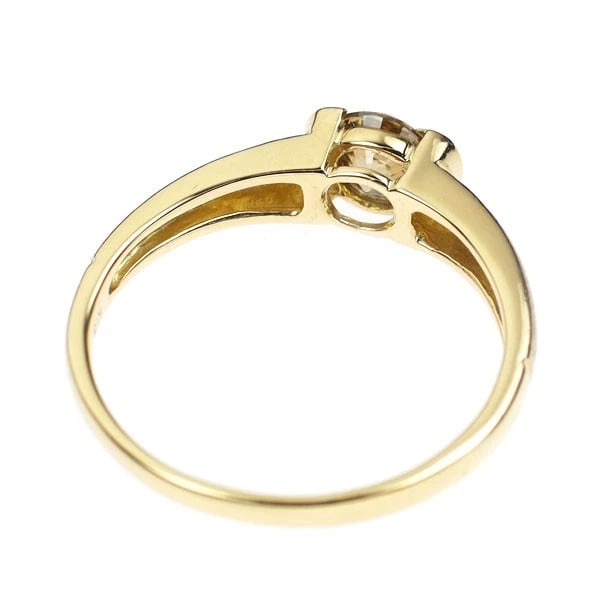 K18YG DIAMOND RING - 2