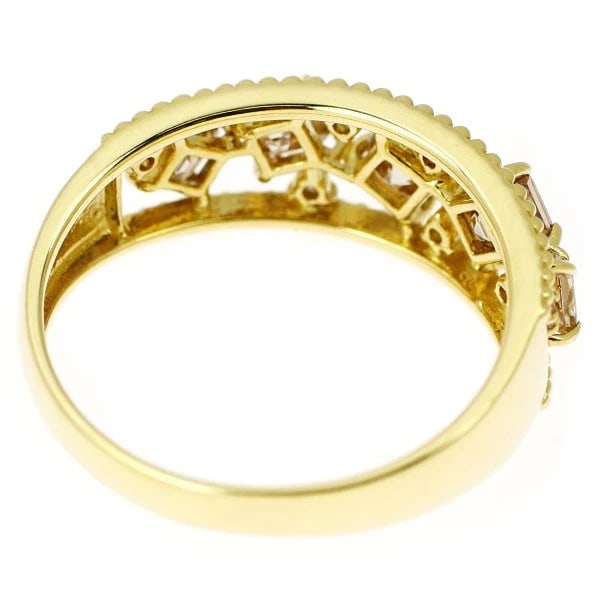 K18YG DIAMOND RING - 2