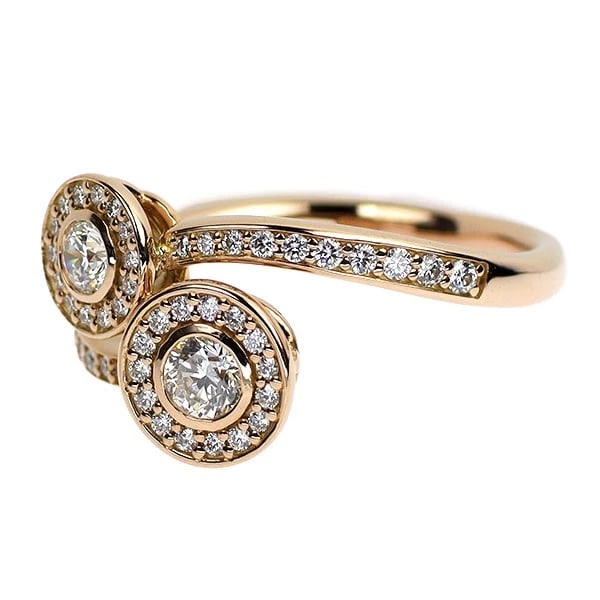 FOREVERMARK K18PG DIAMOND RING - 2