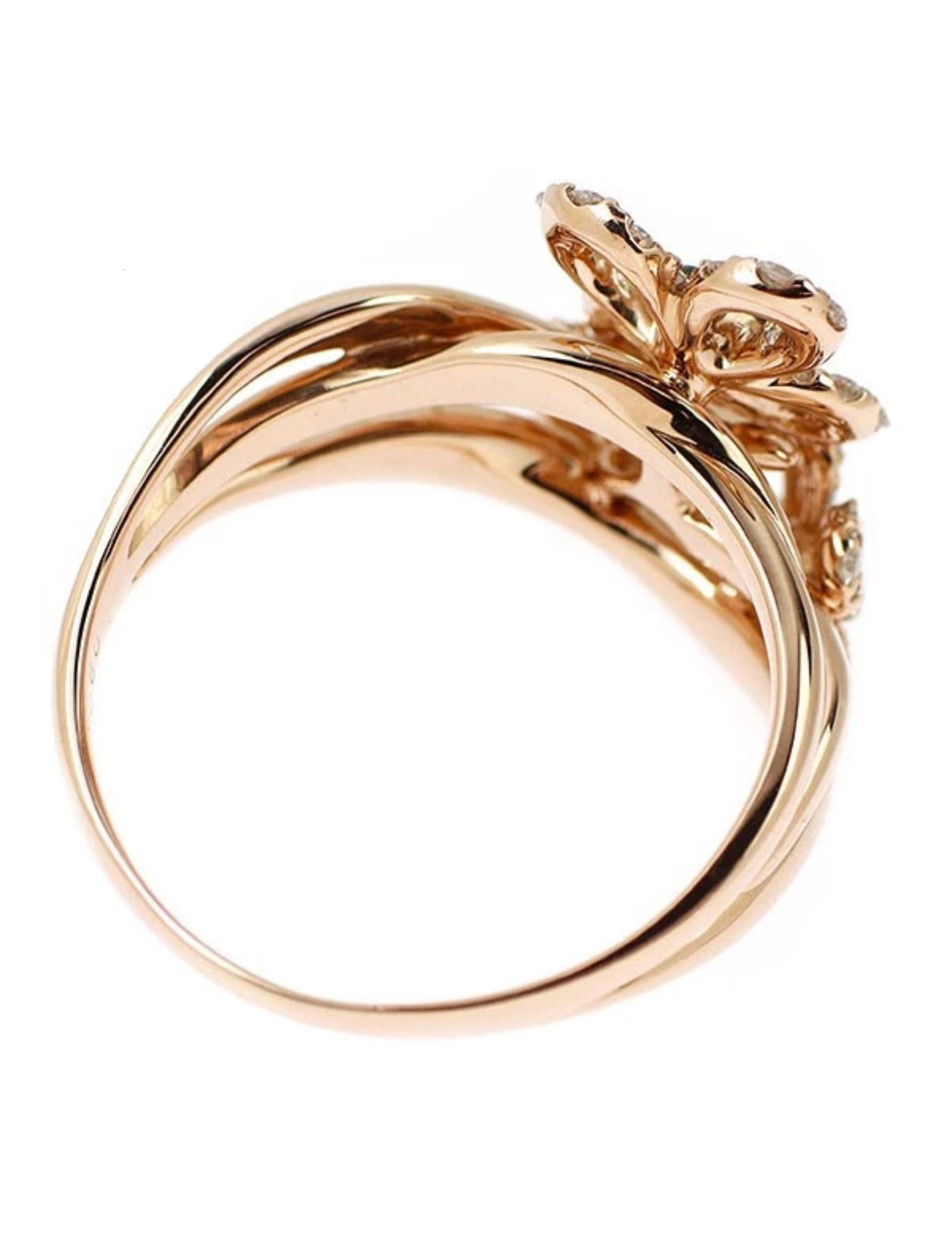 K18PG ALEXANDRITE DIAMOND RING - 2