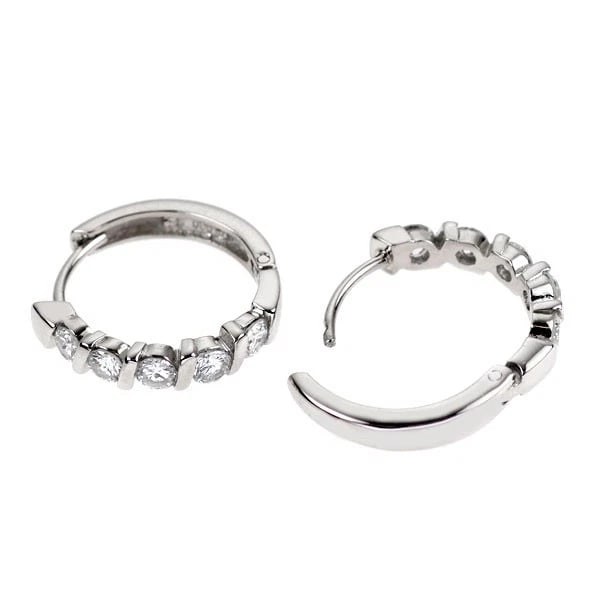 PT900 DIAMOND EARRING - 2